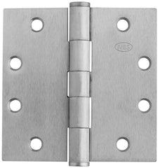 IVES Ives 5PB1412652 Five Knuckle Plain Bearing Hinge 4.5in Satin Chrome
