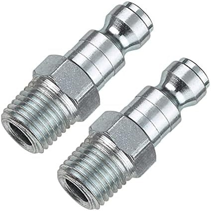 TRU-FLATE Tru-Flate 12-603 T-Style Steel Plug 1/4 in MNPT (Pack)