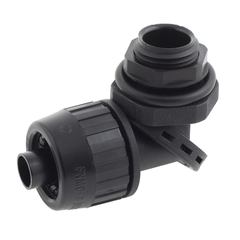 Hubbell Wiring Device-Kellems PS0509NBK Multi-Position Male Non-Metallic Standard Liquidtight Connector 1/2 in Trade