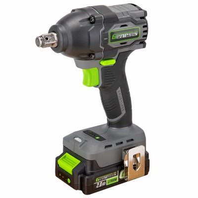 GENESIS Richpower Industries GLIW2012BH 20V Impact Wrench Kit