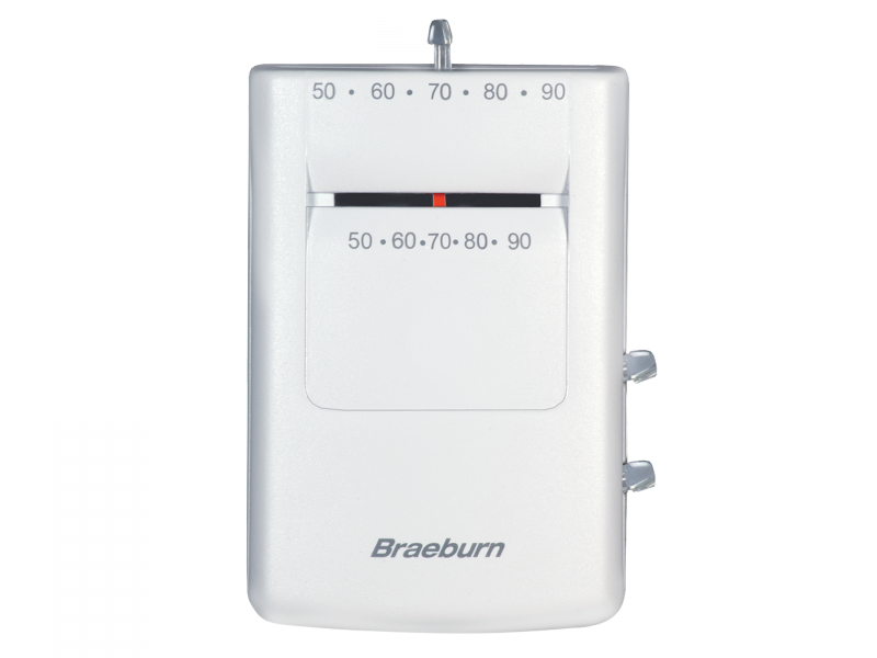 BRAEBURN SYSTEMS Braeburn Systems BRAE-500 24V/Millivolt Single Stage Mechanical Mercury Free (Each) Replacement 500