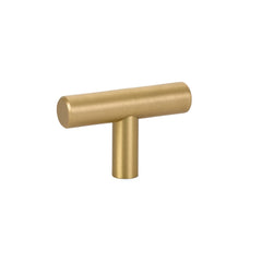 EMTEK Emtek 86357US4 Brass Bar Cabinet Knob Satin Brass