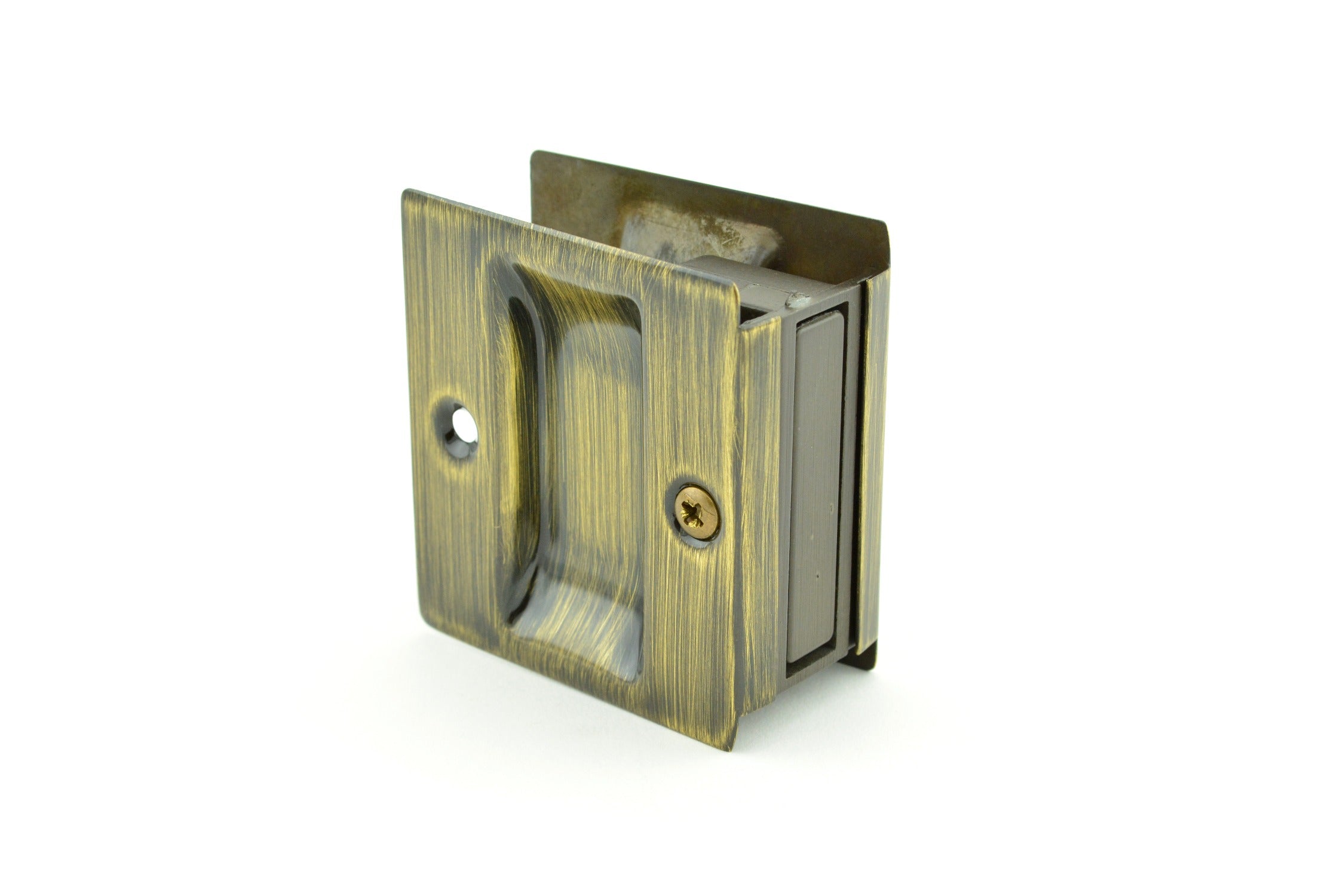 TRIMCO Trimco 1064609 Passage Pocket Door Lock Antique Brass