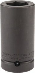 PROTO Proto J10032ML Impact Socket 1 in Drive 32mm 6-point