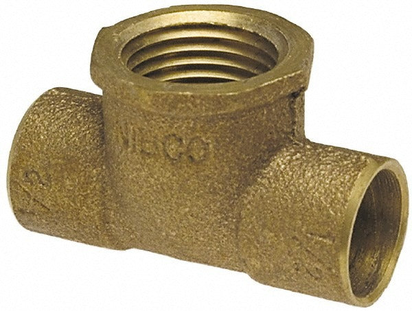 NIBCO Nibco B146100 Cast Copper Tee 3/4x3/4x1 in C X C X F