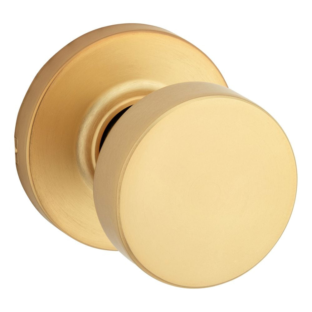 KWIKSET Kwikset 720PSKRDT-4 Pismo Passage Knob Satin Brass