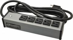 WIREMOLD Wiremold UL100BD Power Outlet Strip 5 Outlets 15A 120V