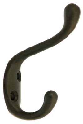 NATIONAL HARDWARE National Mfg N330-886 Coat Hat Hook Oil Rubbed Bronze 5 Pack