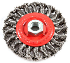 FORNEY Forney Industries Inc 72759 Twist Knot Wire Wheel Brush 4 in