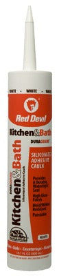 RED DEVIL Red Devil Inc 406 Kitchen Bath Siliconized Acrylic Caulk 10.1 Oz