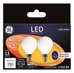 GE G E Lighting 25046 Led G16 Bulb 4.5W Soft White 2 Pack