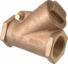 NIBCO Nibco NL8300C Check Valve 1-1/2 in Y-pattern Fnpt 400 Psi