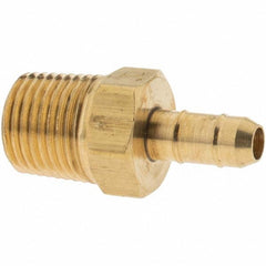 PARKER Parker MP11851 Barbed Tube Male Connector 1/4 in Od Brass 5pk