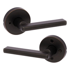 KWIKSET Kwikset 730HFLRDT-11P Halifax Privacy Door Lock Venetian Bronze