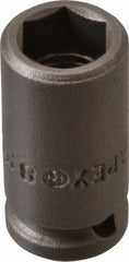APEX Apex 8MM11 Impact Socket 1/4 in Drive 8mm 6-point