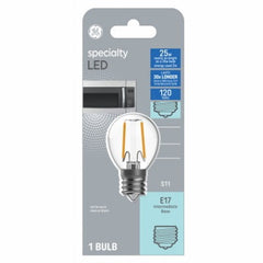 GE G E Lighting 93128995 Led S11 Bulb 25W 2700K E17