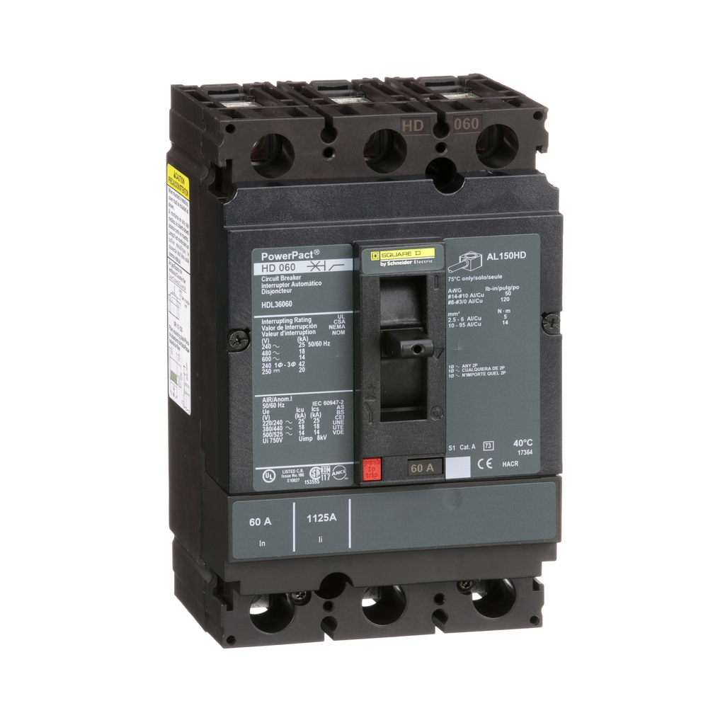 SCHNEIDER ELECTRIC HDL36060 CIRCUIT BREAKERS