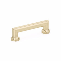SCHAUB Schaub 883-SSB Cabinet Pull 3.5 in Center Satin Brass