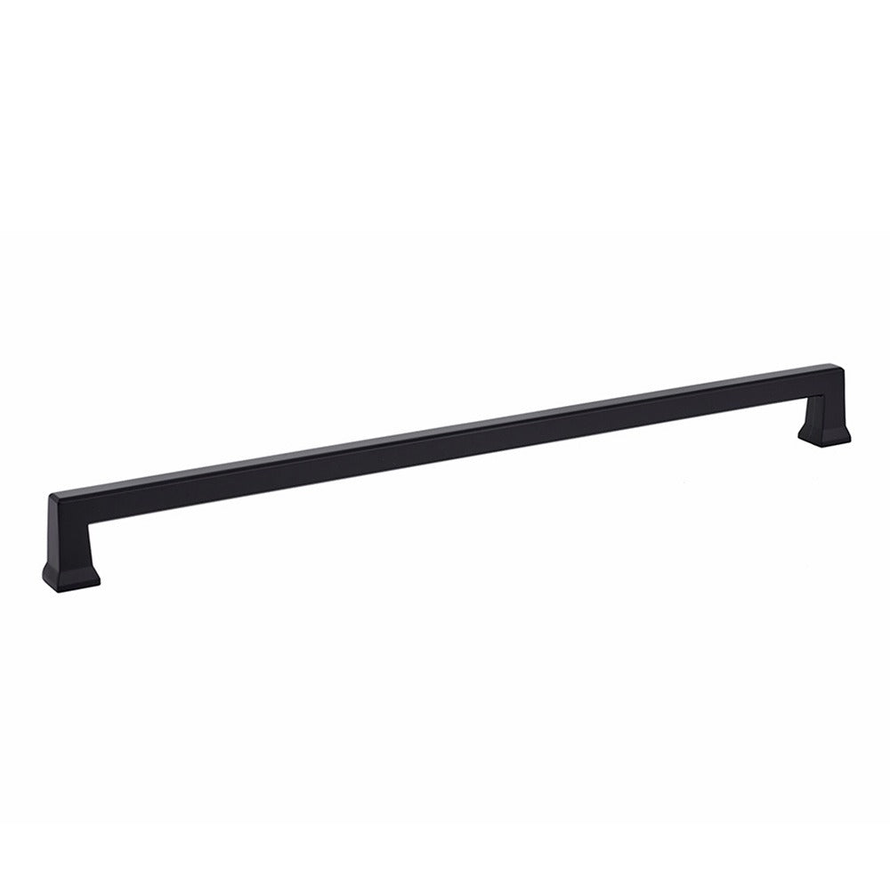 EMTEK Emtek 86479US19 Alexander Cabinet Pull 12in Ctc Flat Black