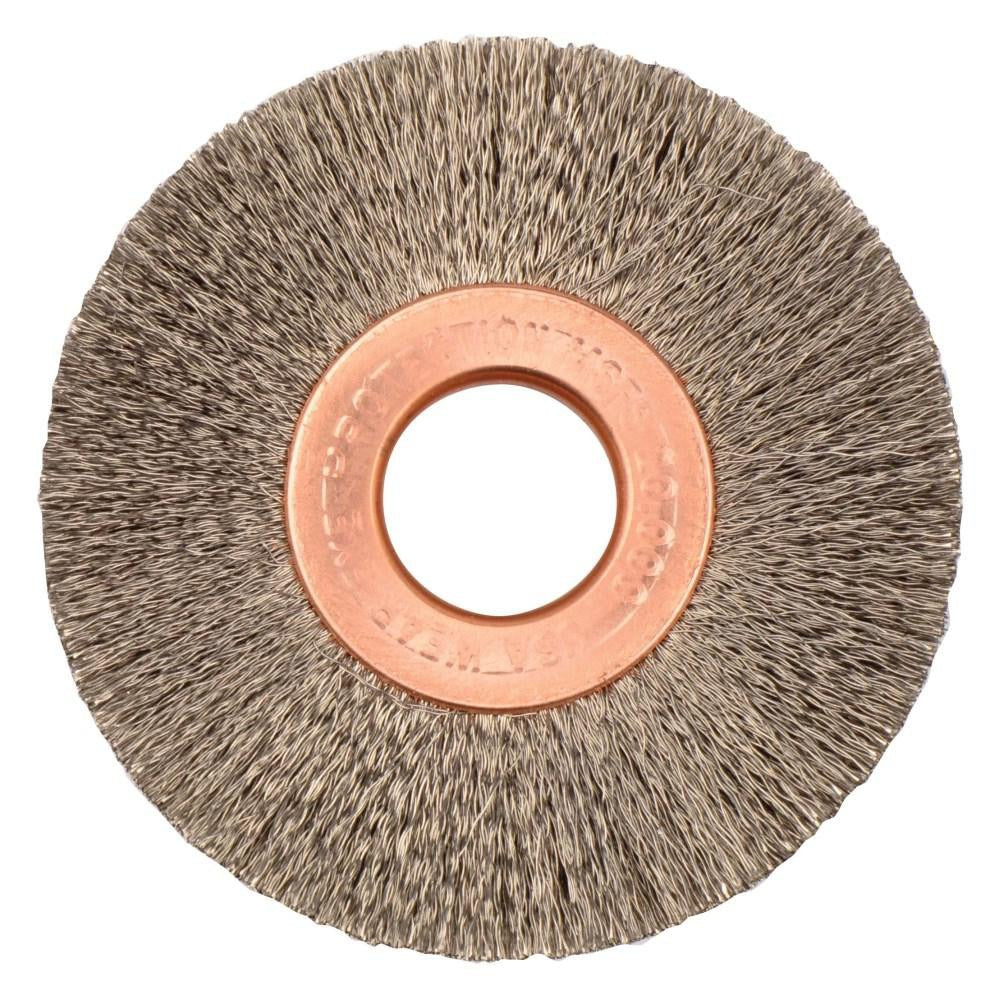 WEILER Weiler 16843 2 Inch Crimped Wheel Brush Stainless Steel