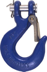 NATIONAL HARDWARE National Mfg N265-470 Blue Clevis Slip Hook Latch 1/4 in 5pk