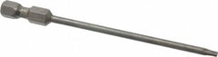 APEX Apex 49-B-TX-08 T8 Torx Power Screwdriver Bit 1/4 in Hex