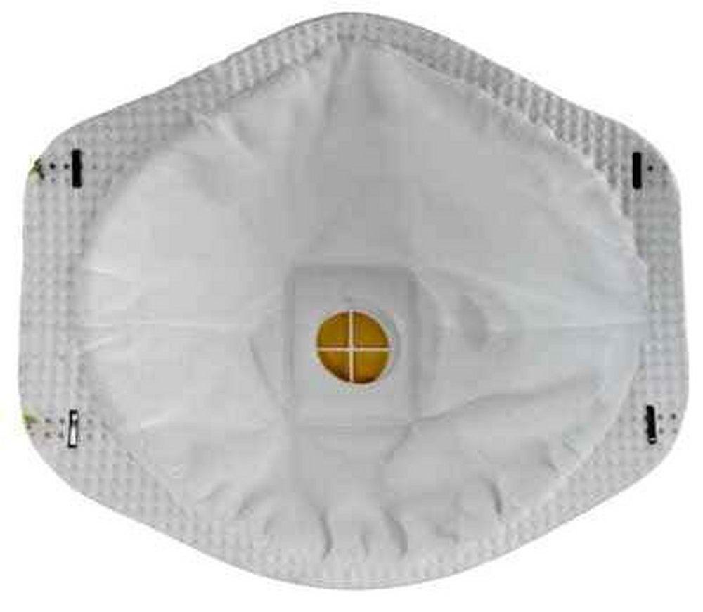 3M 3M 7000002056 Cool Flow Plastic N95 Disposable Particulate Respirator in White (Pack of 10, Case of 8 Packs)