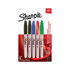 SHARPIE Sharpie 30653-SH Permanent Marker Fine Point (Pack of 5) 30653PPA