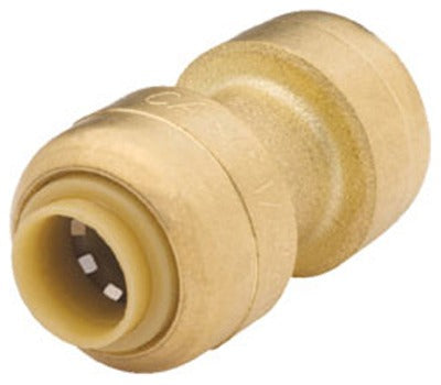 SHARKBITE Sharkbite U004LFA 1/4 X 1/4 Push Fit Coupling Lead Free 12-pack