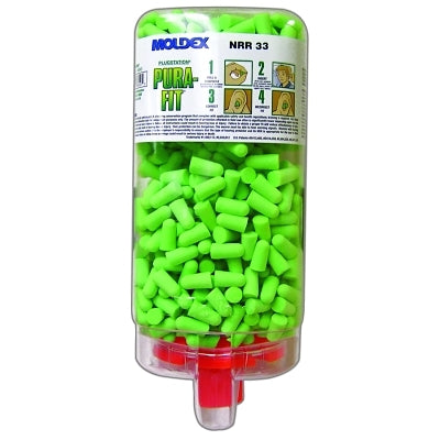 MOLDEX Moldex 6845 Pura-Fit PlugStation Earplug Dispenser Cordless 33NRR Bright Green 500 Pairs