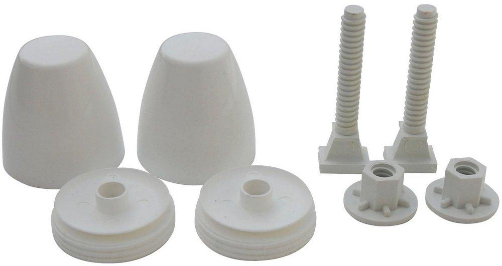 SIOUX CHIEF Sioux Chief 440-2W Smart Cap Closet Bolt Cover Cap with 425-PB Bolts