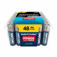 RAYOVAC Rayovac 815-48PPK Aa Alkaline Battery 48 Pack