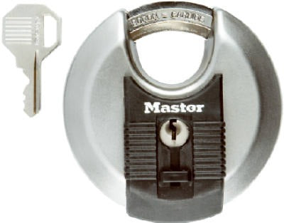 MASTER LOCK Master Lock Co M50XKADCCSEN Disc Padlock 3-1/8 Inches