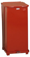RUBBERMAID Rubbermaid FGST24EPLRD 13 Gal Square Steel Trash Can