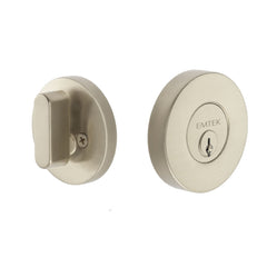 EMTEK Emtek EE2100SN Single Cylinder Round Deadbolt Satin Nickel