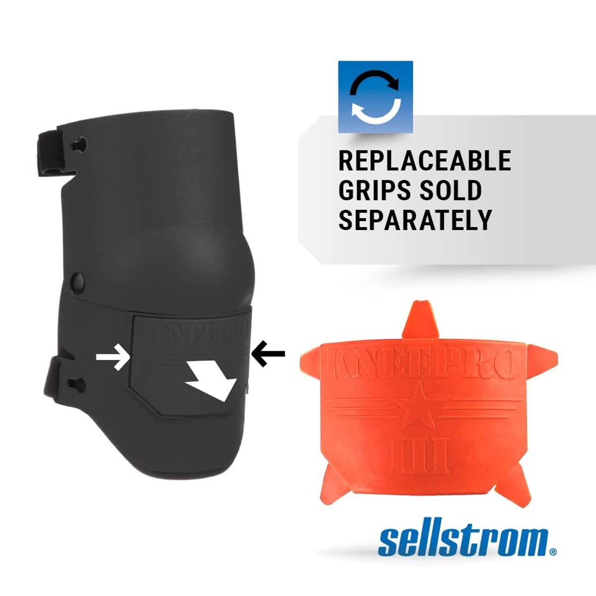 SELLSTROM Sellstrom S96111 KneePro Ultra Flex III Knee Pads Universal Size Black