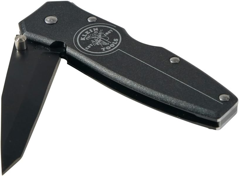 KLEIN TOOLS Klein Tools 44052BLK Tanto Lockback Knife 2-1/2-Inch Blade