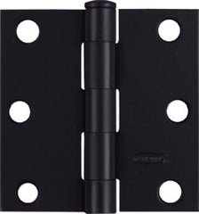 NATIONAL HARDWARE National Mfg N241-182 3x3 Black Square Corner Door Hinge