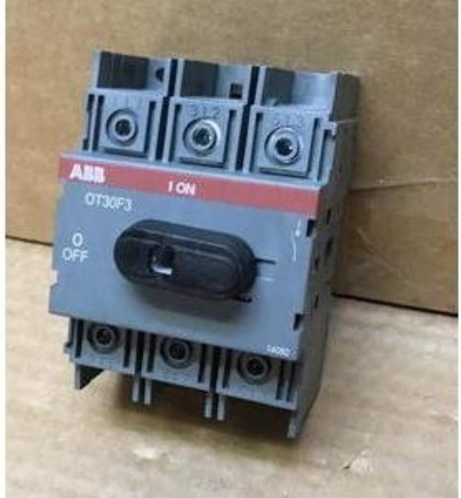 ABB ABB OT30F3 Non-Fused Disconnect Switch 30 Amp 3-Pole DIN Rail Mount
