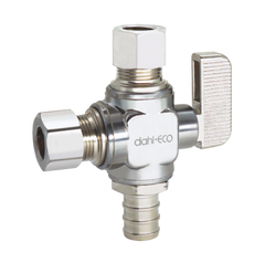 DAHL Dahl 511-PX3-31 1/2 inches x 3/8 inches PEX x Comp Straight Water Supply Stop Valve
