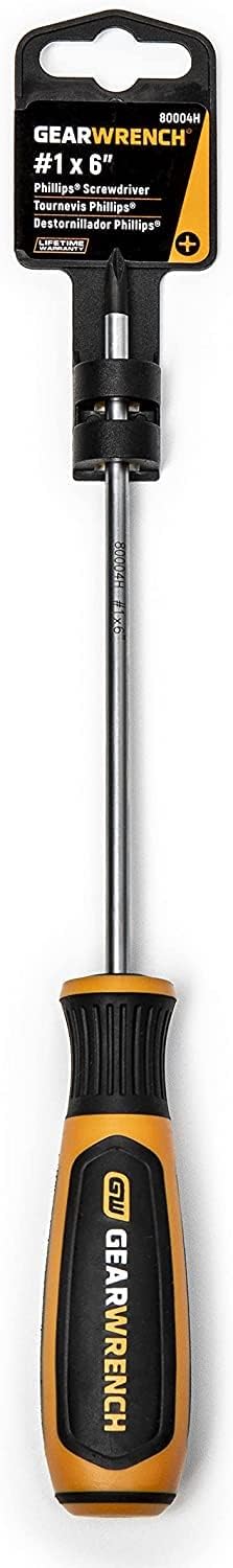 GEARWRENCH GEARWRENCH 80004H #1 x 6 Phillips Dual Material Screwdriver