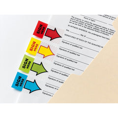 3M 3M MMM680SH4VA Post-it Flags Arrow Message 1 inches Page Flags 248 Pack 680SH4VA