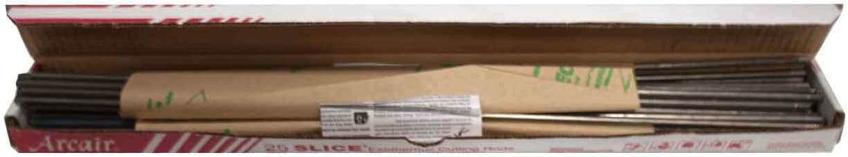 ARCAIR Arcair 43049002 Slice Exothermic Cutting Rods Uncoated 1/4 in x 22 in Pack of 25