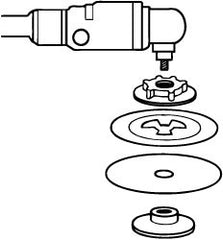3M 3M 81735 Abrasive Disc Face Plate 5 Inch 12000 Rpm