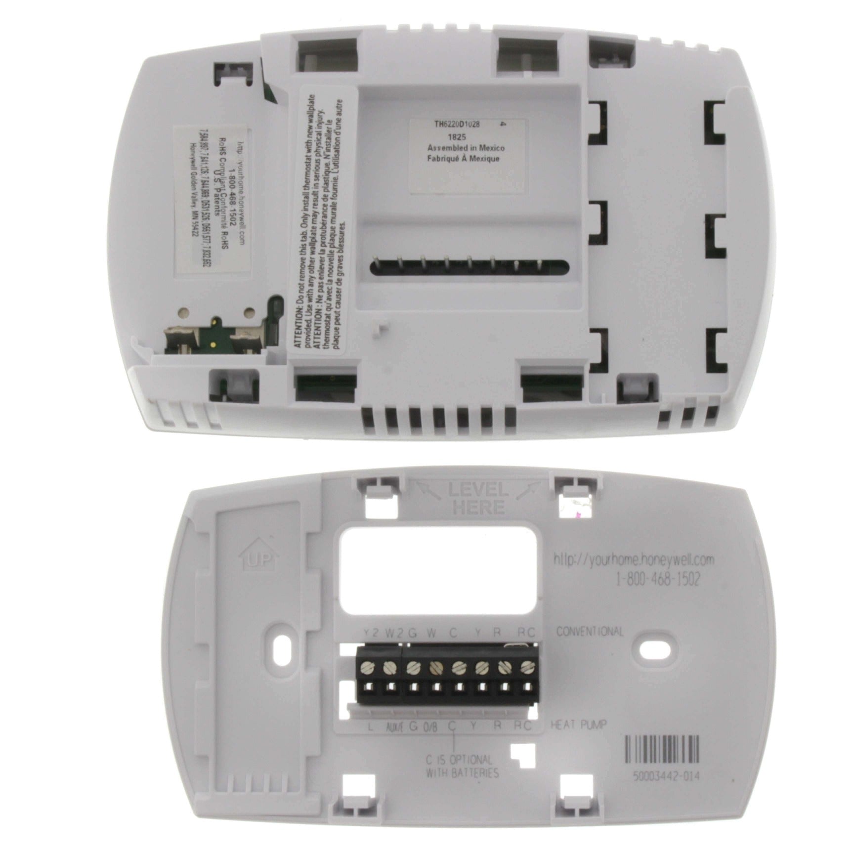 HONEYWELL HOME Honeywell Home TH6220D1028 FocusPro Programmable Thermostat 24V/750mV (Large Display)