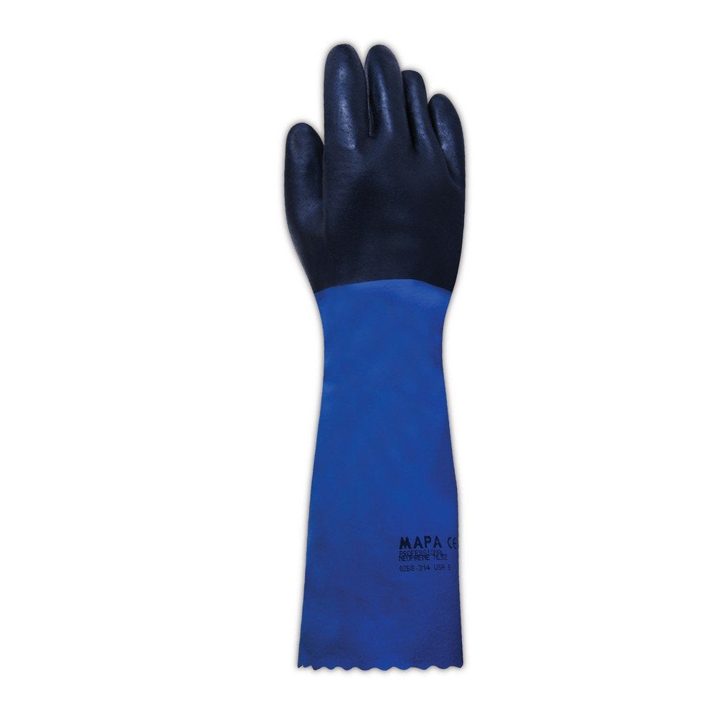 MAPA PROFESSIONAL MAPA Professional 337420 StanZoil NL-52 Neoprene Mediumweight Glove Chemical Resistant 14 Length Size 10