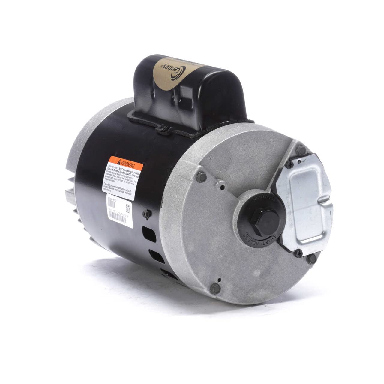 CENTURY MOTORS Century B123 Pool Motor, 1-1/2 HP, 3450 RPM, 115/230VAC
