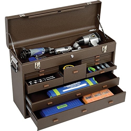 KENNEDY Kennedy 52611B Machinist's Chest 11-Drawer Brown Wrinkle 52611B