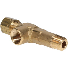 PARKER Parker 168CA-4-2 Compression Tube Gage Tee Brass