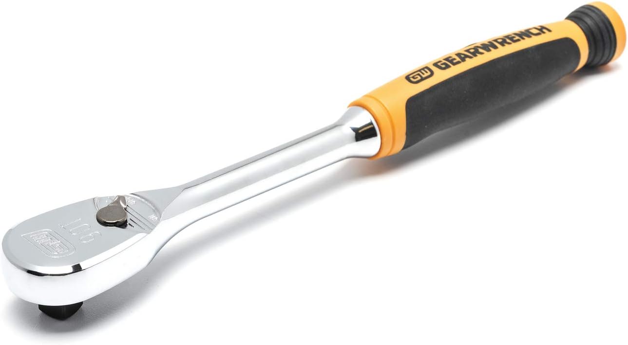 GEARWRENCH Gearwrench 81208T 90 Tooth Cushion Grip Teardrop Ratchet 3/8 Drive